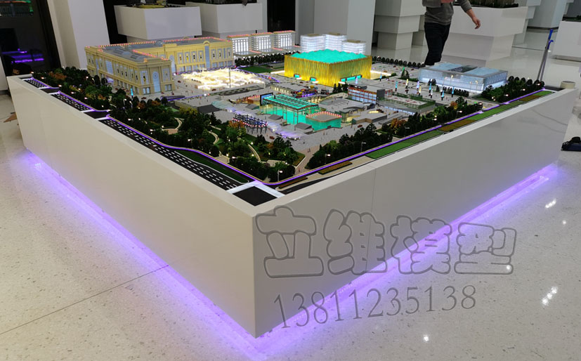 五棵松篮球公园展示模型