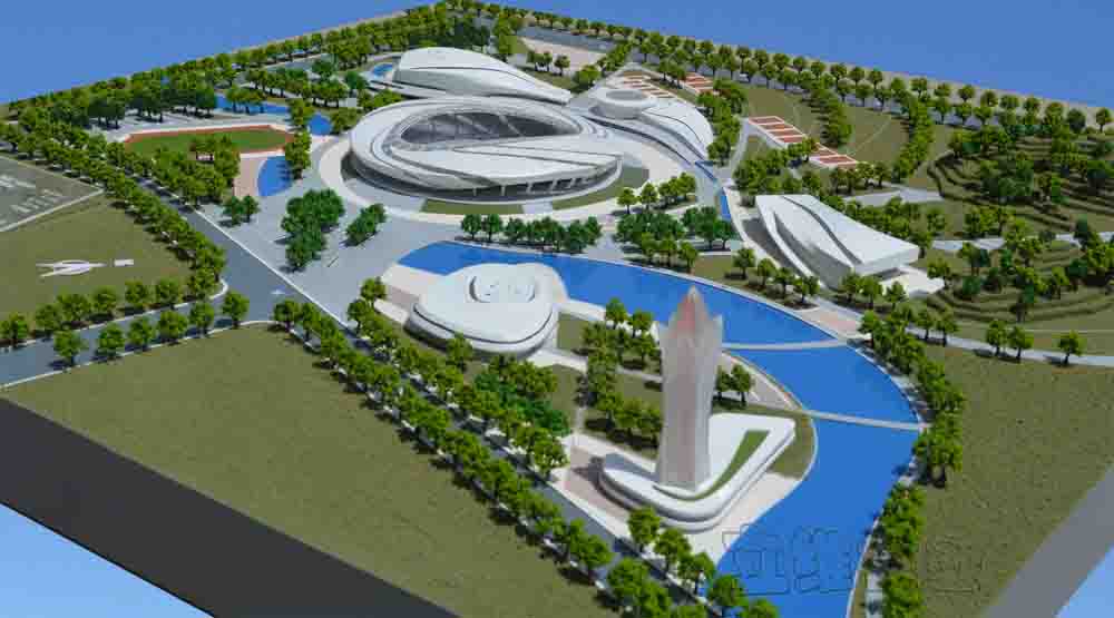 宜昌奥林匹克中心方案1：1500