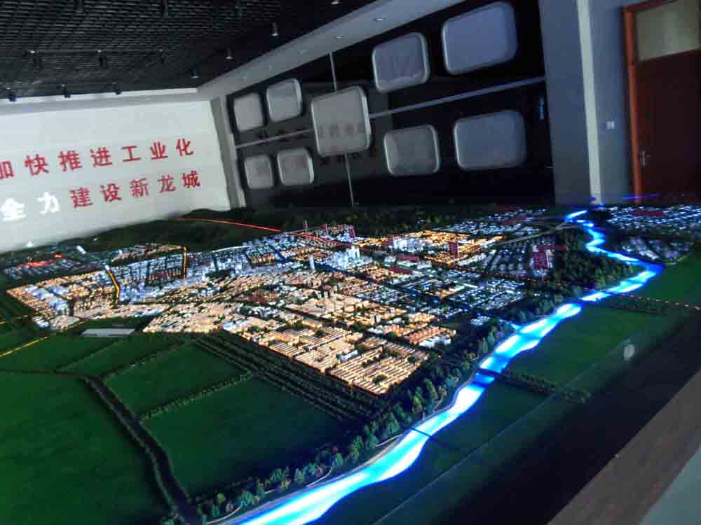 朝阳工业新区规划模型1：1500