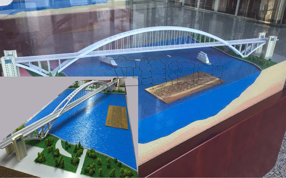 卢浦大桥&mdash;北方工业大学1:900