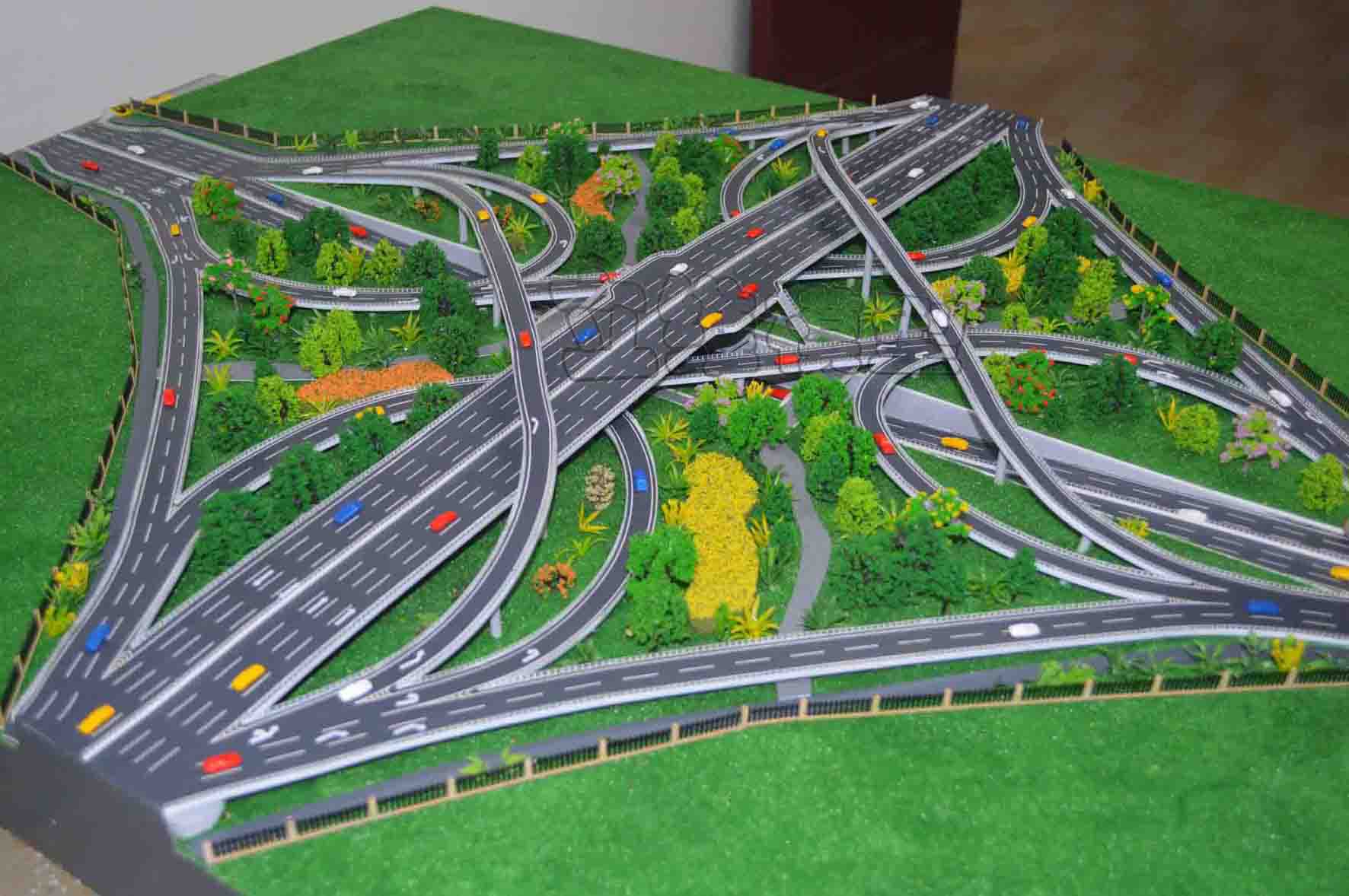 立交桥模型 1:300