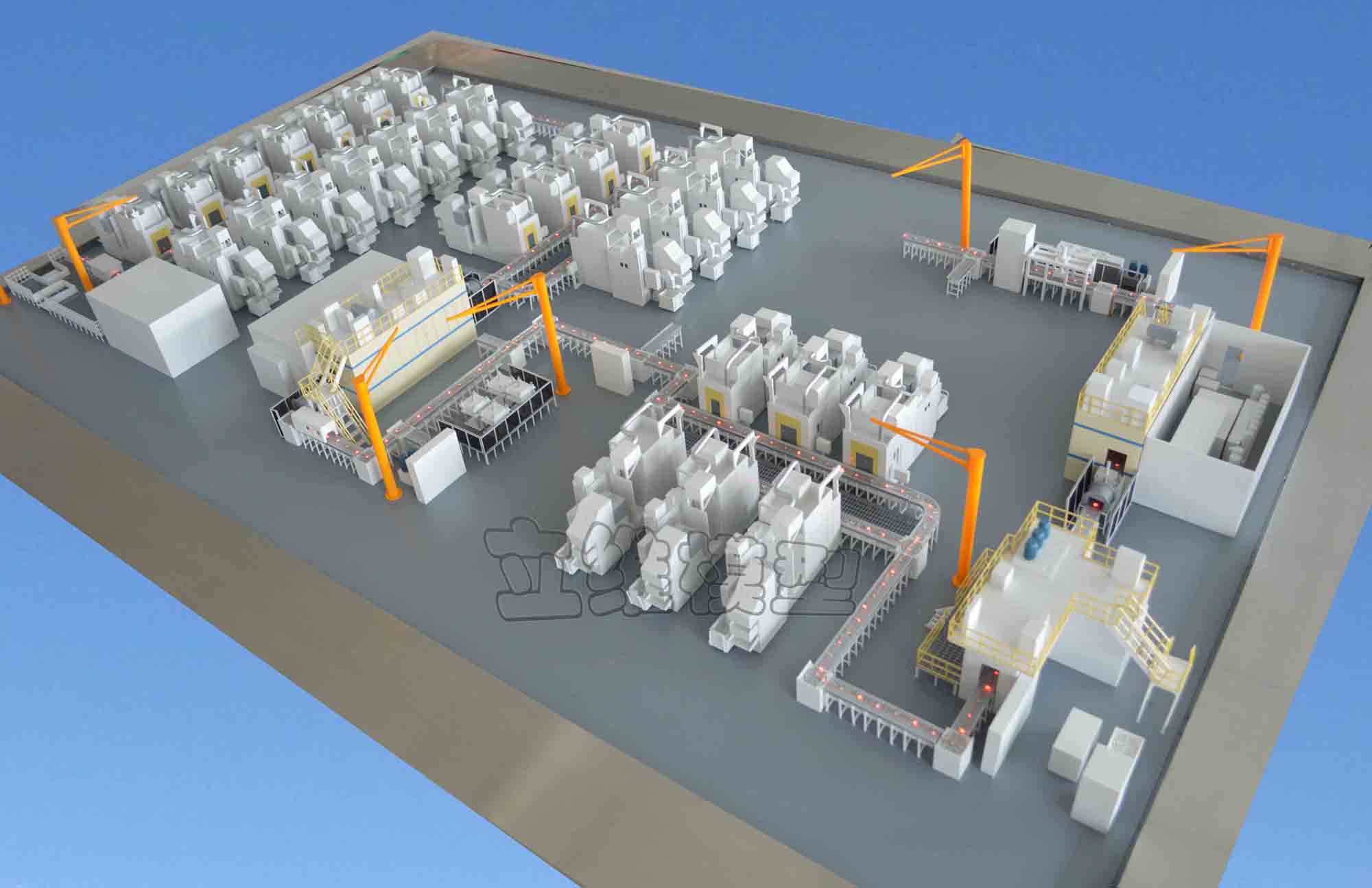 MG汽车生产线1：30