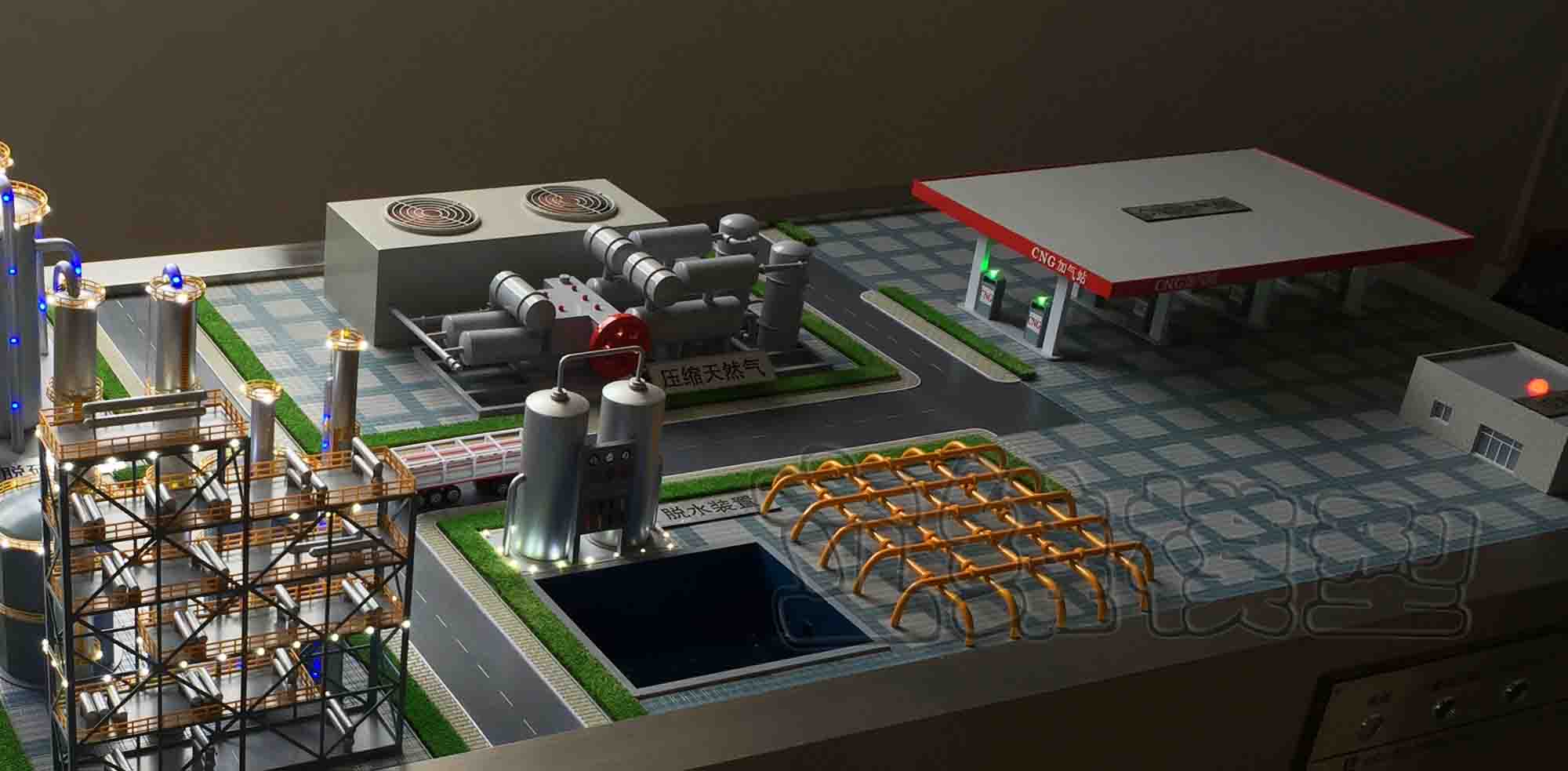 CNG加气站模型