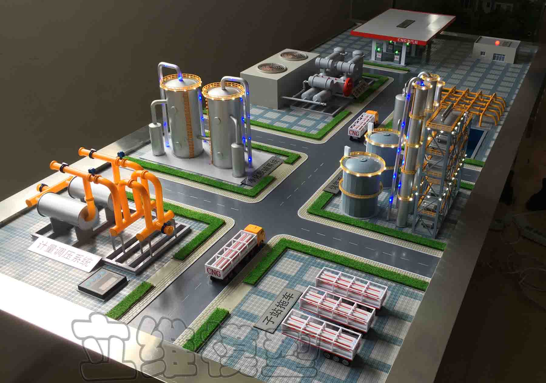 CNG加气站模型