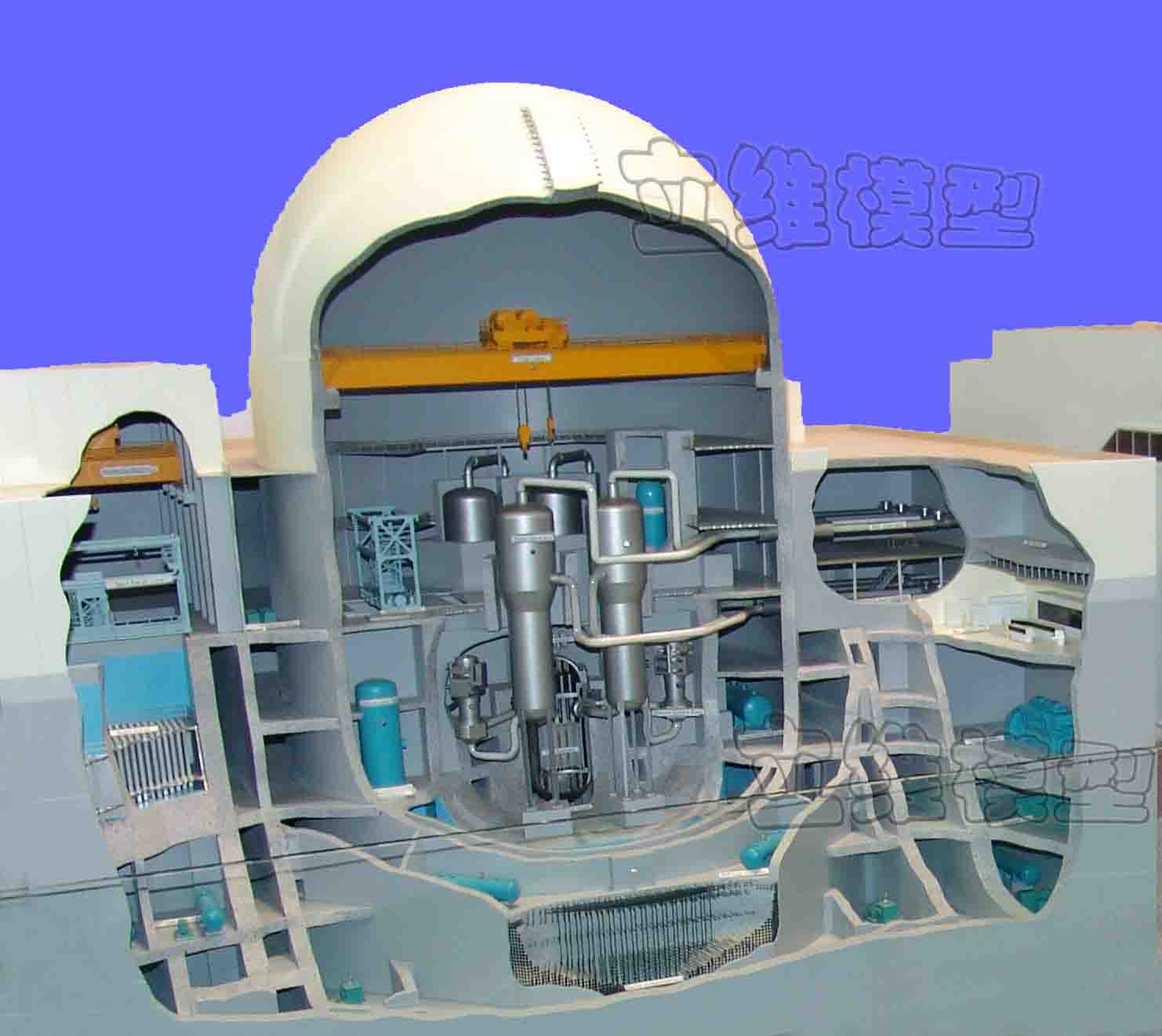 核工业展--核电站模型