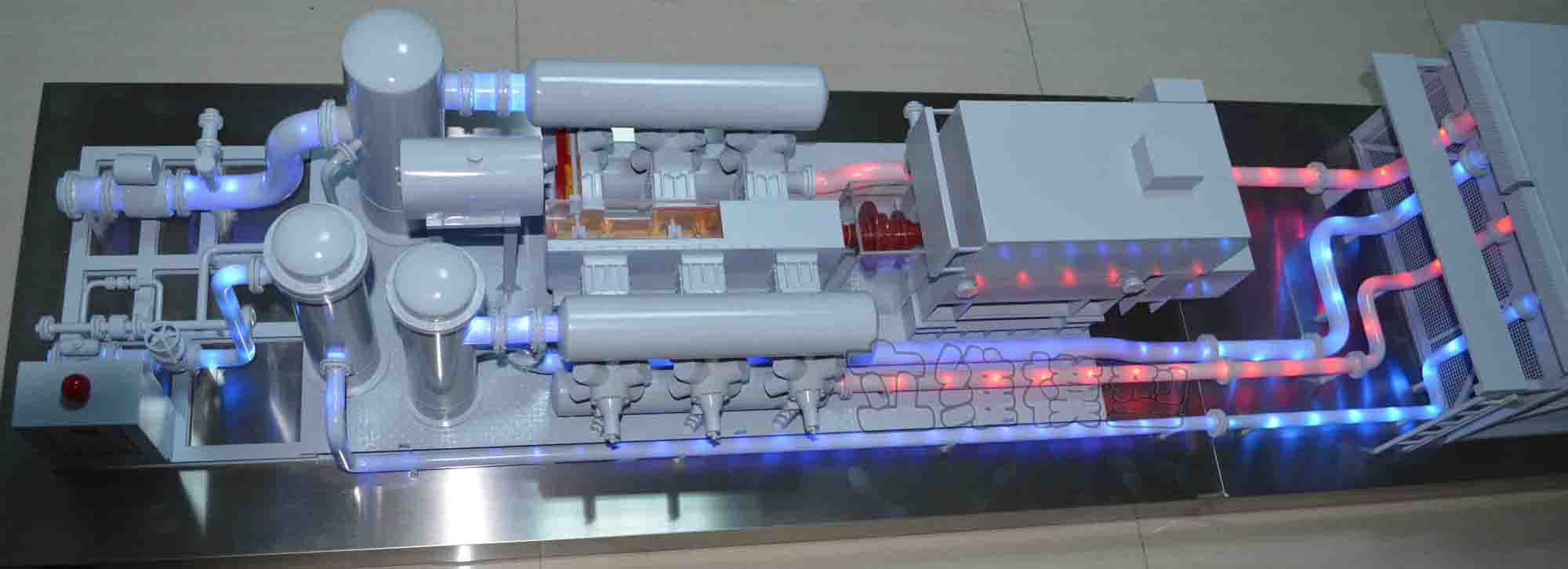 天然气压缩机组模型1：15